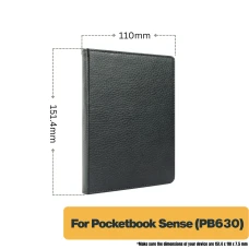 Калъф Magnetic за Pocketbook Sense 630, Черен