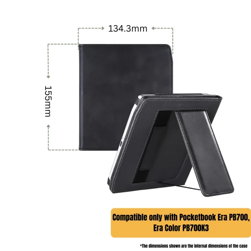 Калъф GARV Stand за PocketBook Era Color, Черен